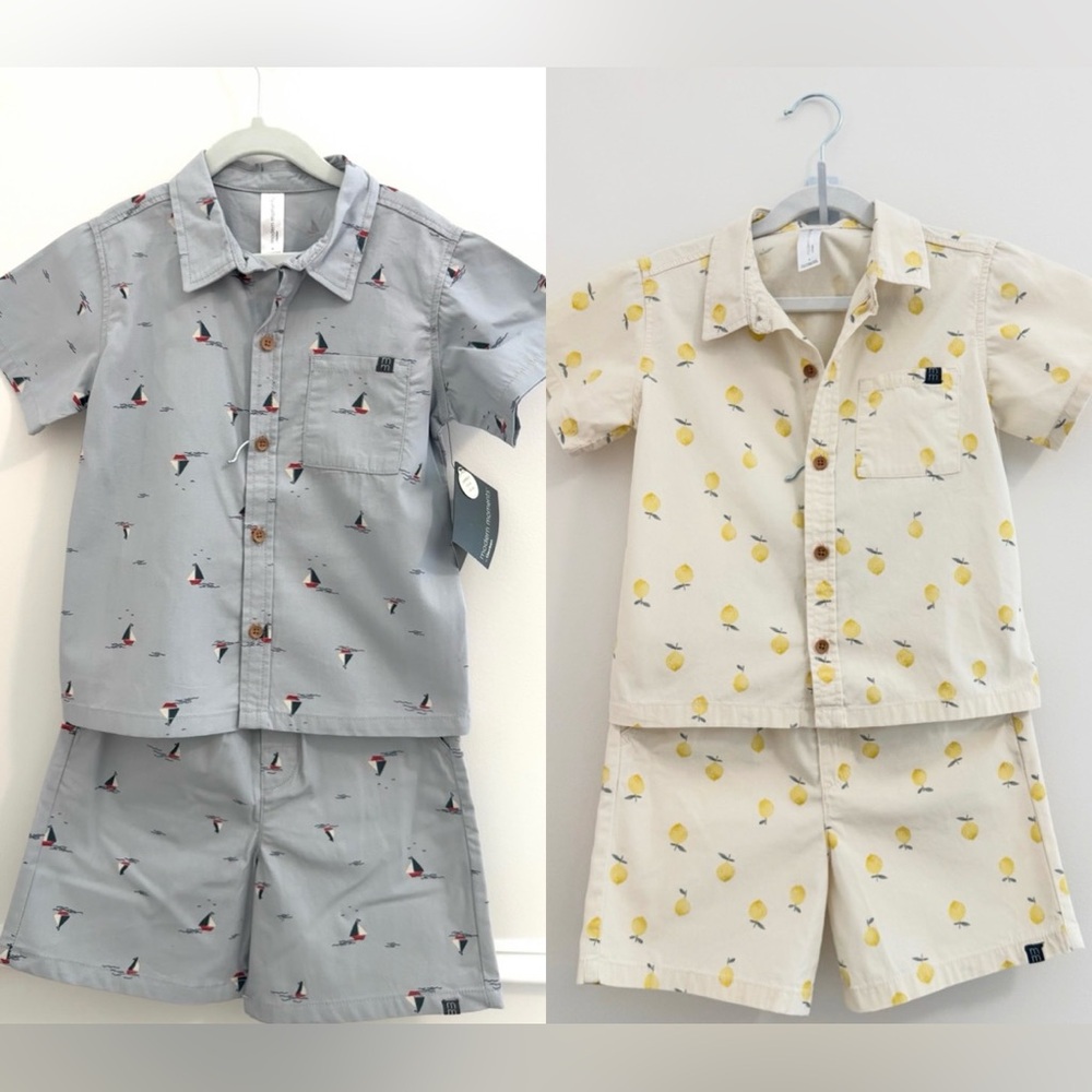 Summer Bundle 100% Cotton Gerber set of 2 Matching Sets!